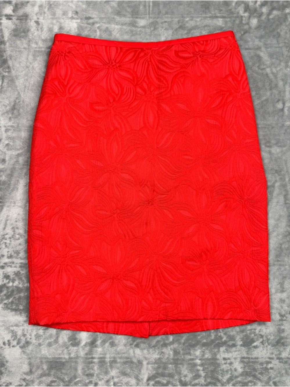 The Limited Scarlet Floral Pencil Skirt